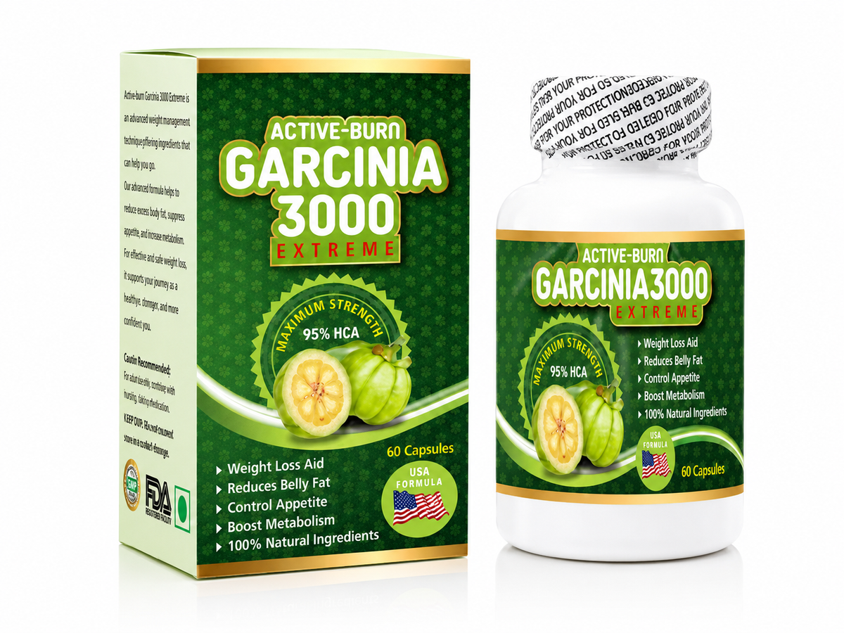 Active Burn Garcinia 3000 Extreme Maximum Strenght - Green Box