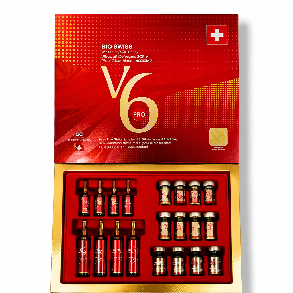 Bio Swiss Mixing White V6 Pro Glutathione 160,000mg