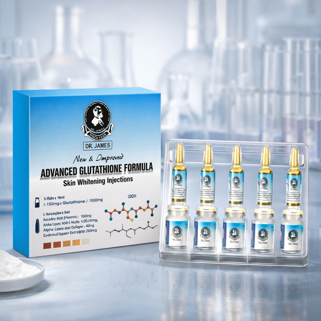 Dr James Glutathione Skin Whitening Injection 1500mg - 05 Sessions