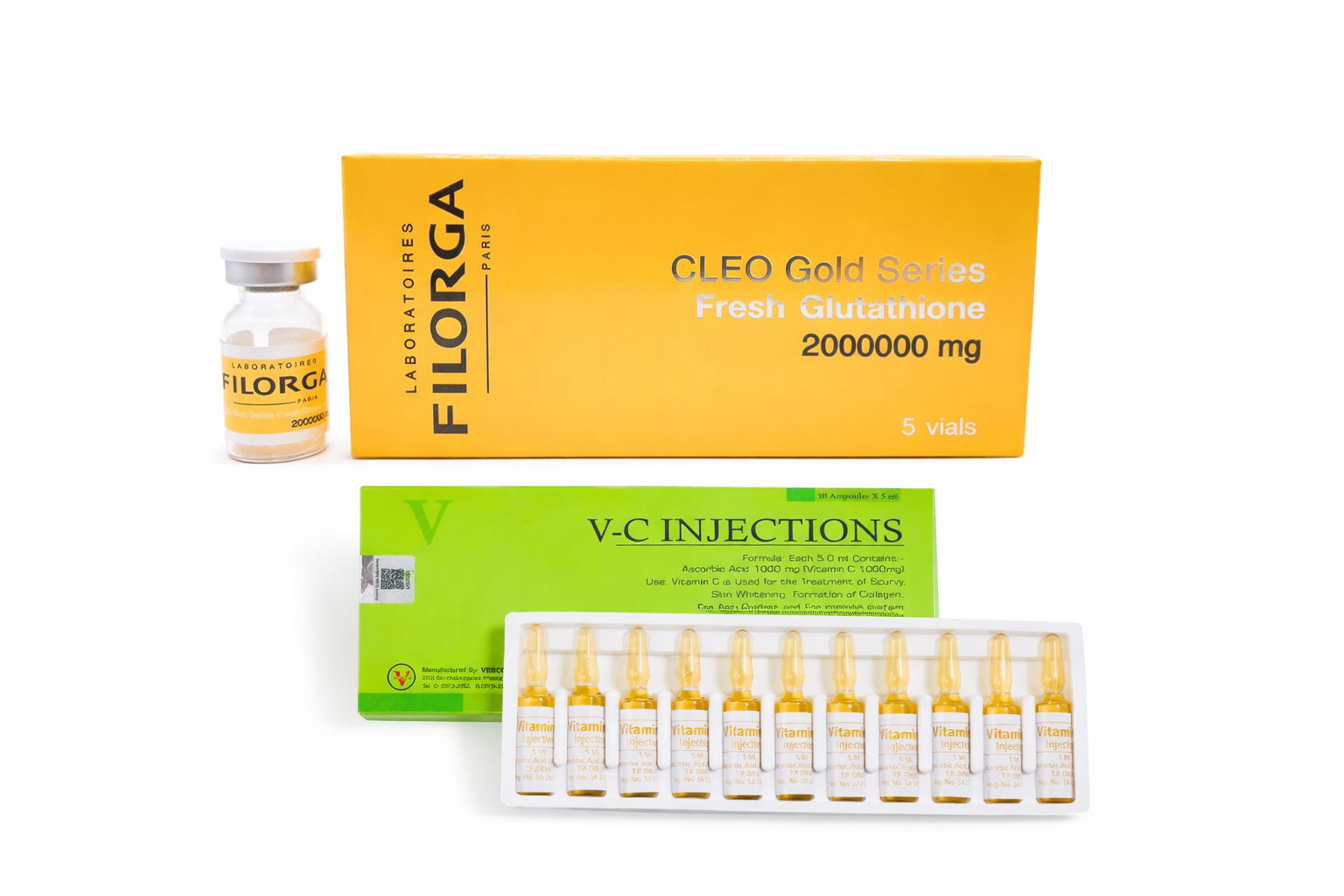 Filorga Gold Fresh Glutathione 2000,000mg With Vitamin C Injection