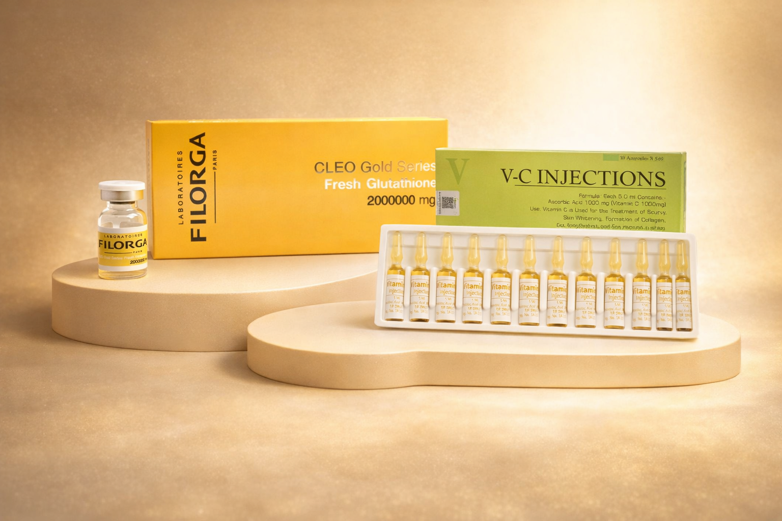 Filorga Gold Fresh Glutathione 2000,000mg With Vitamin C Injection