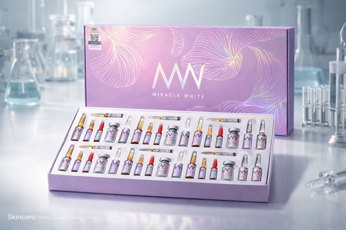 Miracle White 60,000mg Glutathione Injection With SLC24A5