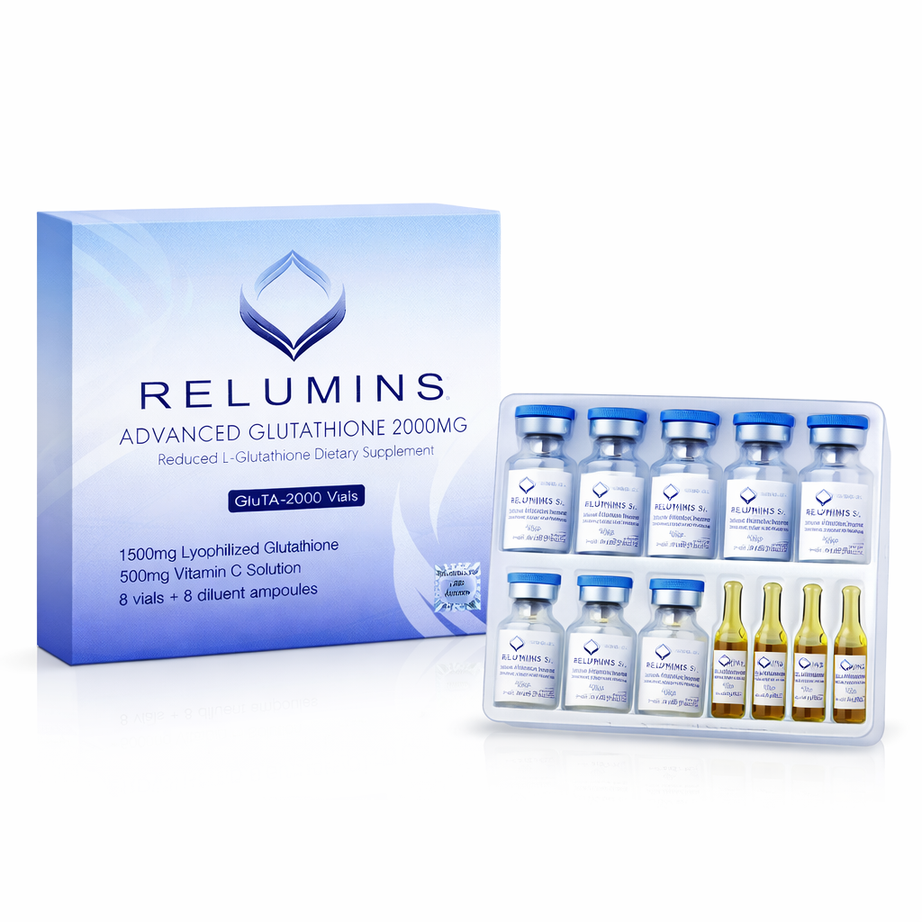 Relumins 2000mg Advanced Glutathione Injection With Glutathione Booster
