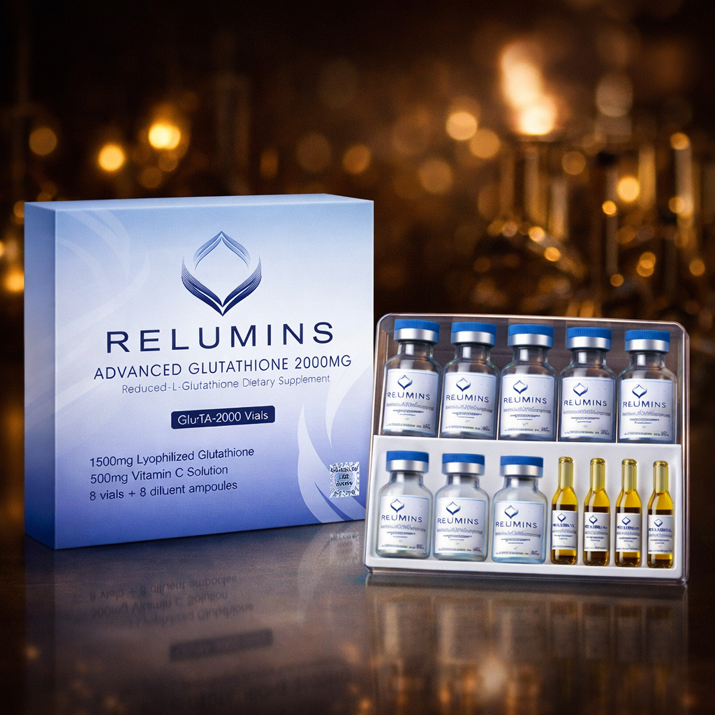 Relumins 2000mg Advanced Glutathione Injection With Glutathione Booster